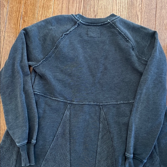 American Eagle Pintuck Ruffle Babydoll Gray Mini Dress Women’s Size XXS - Picture 8 of 8